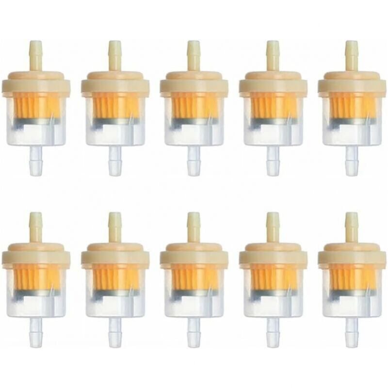 foto del prodotto cyslmuk filtro a cartuccia magnetico da 10 pezzi, utilizzato per rimuovere le impurit dalla benzina, filtro carburante rapido adatto a