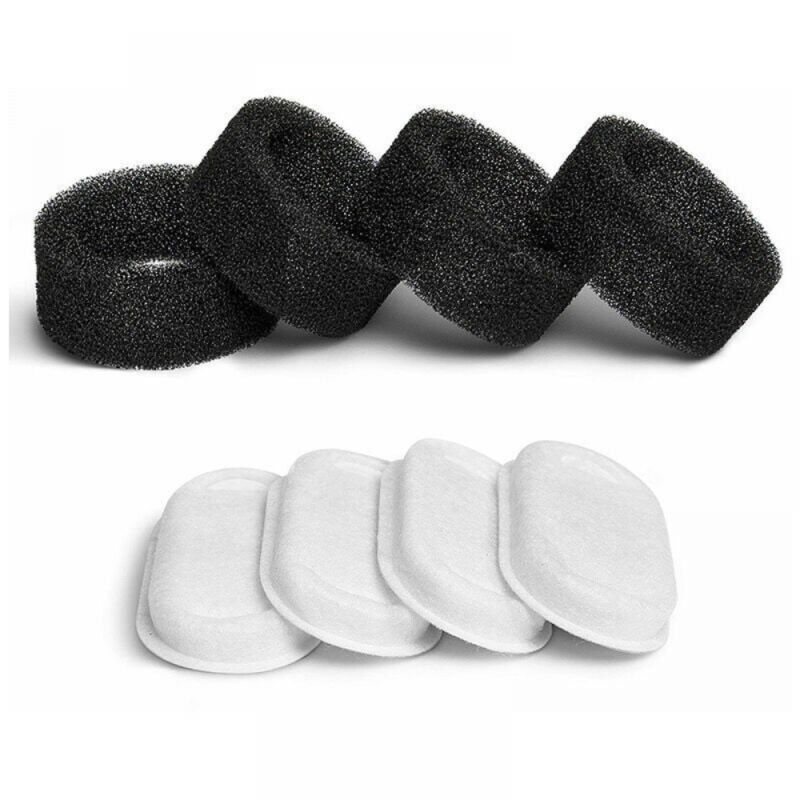 foto del prodotto cyslmuk filtro per abbeveratoio, 8 filtri 8 spugne, filtro per abbeveratoio per gatti con resina e carbone attivo