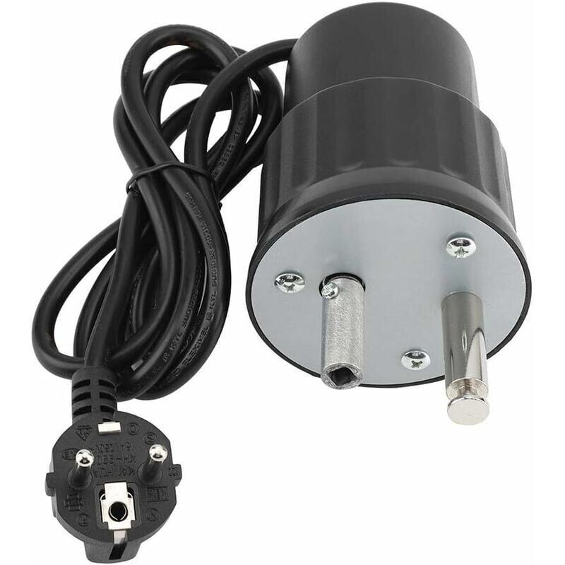 foto del prodotto cyslmuk forchetta per barbecue con motore rotante, motore elettrico da campeggio in alluminio, kit giradischi elettrico, carico nominale 0 24 kg