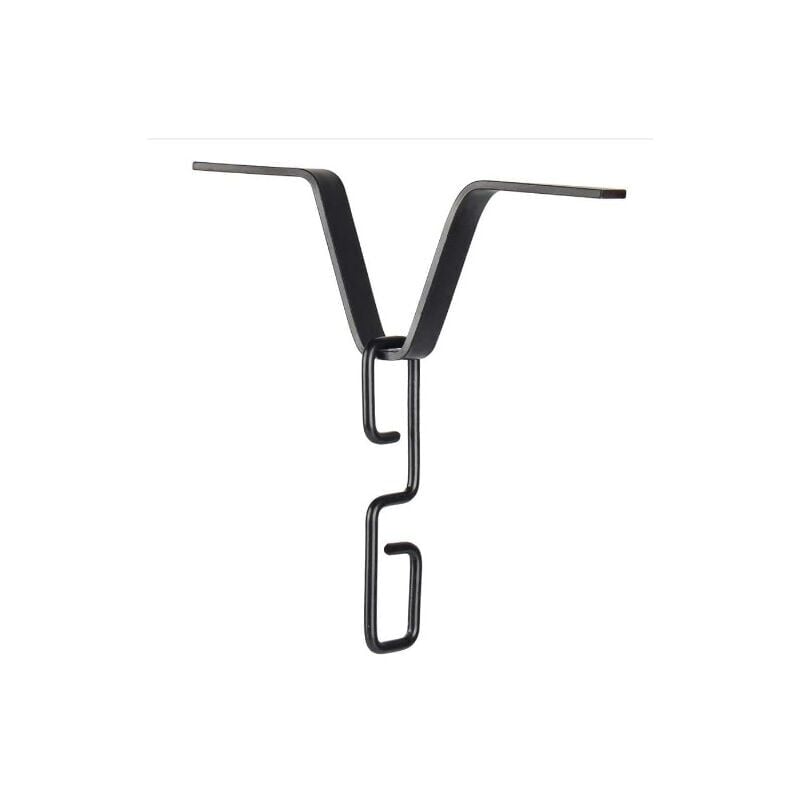foto del prodotto cyslmuk ganci per catene antipioggia per scarichi di grondaie, clip per catene antipioggia con montaggio a v per grondaie, ancoraggi per catene