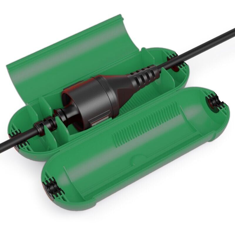 foto del prodotto cyslmuk green safe box scatola di protezione per prolunga elettrica protezione cavi, uso interno 1 pz. ymyny