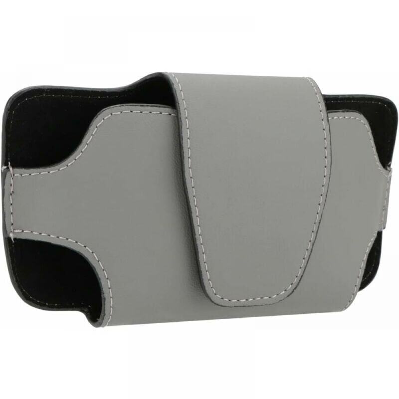 foto del prodotto cyslmuk grigio scatola portaoggetti per occhiali da sole e portaocchiali con clip per visiera parasole per auto, portaocchiali da sole, custodia