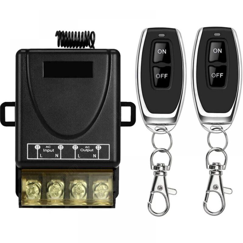 foto del prodotto cyslmuk interruttore di controllo remoto wireless ad alta potenza 433 mhz, ac 220 v 240 v 110 v 30 a rf per luci, pompe idrauliche,