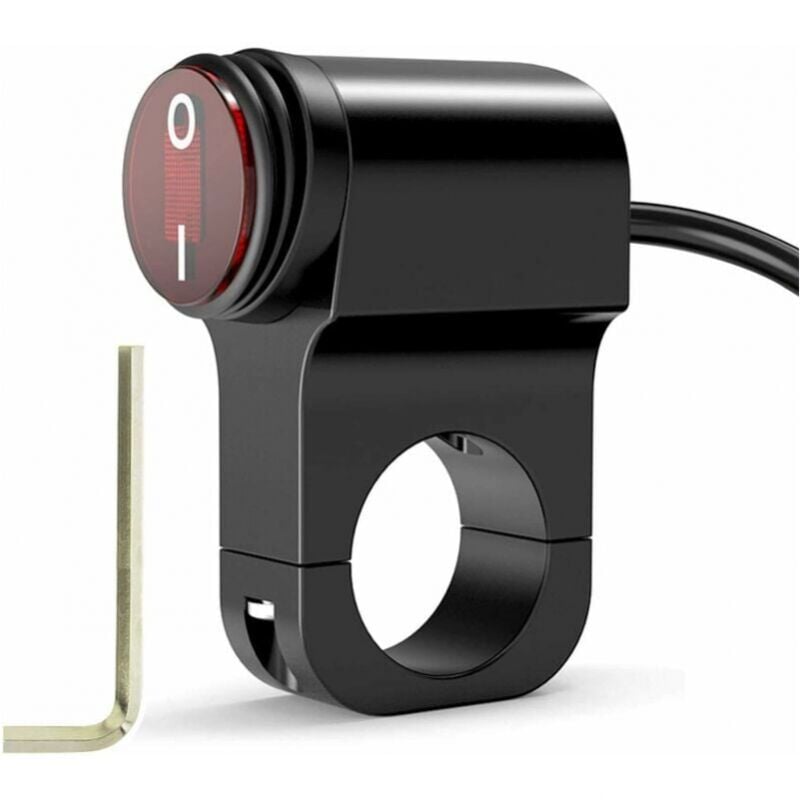 foto del prodotto cyslmuk interruttore fari moto impermeabile 12v, interruttore fari moto, interruttore fendinebbia led on off