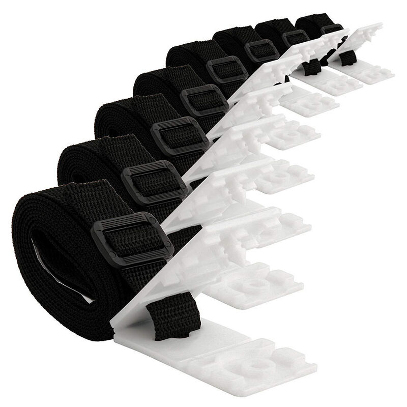 foto del prodotto cyslmuk kit di fissaggio per copertura solare per piscina 8 cinghie per copertura solare kit cinghie per copertura solare fissaggio bobina di