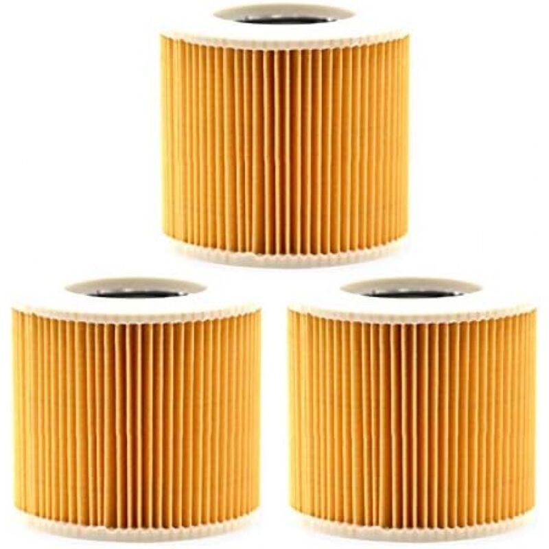 foto del prodotto cyslmuk kit filtro a cartuccia da 3 pezzi per aspirapolvere k rcher wd3 premium wd2 wd3 wd 3 mv3 wd 3 p