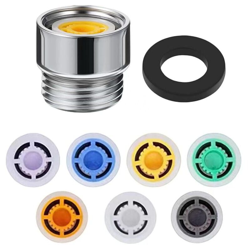 foto del prodotto cyslmuk limitatore di flusso per doccia raccordi interni ed esterni in rame 7 colori 4 5 6 7 8 10 12l ymyny