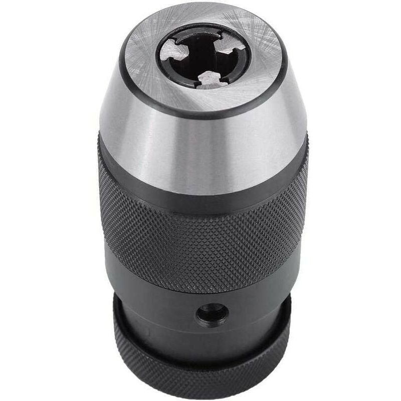 foto del prodotto cyslmuk mandrino per trapano per impieghi gravosi, 1 pz. 0 13 mm 1 2 b16 mandrino per trapano autoserrante in acciaio senza chiave per tornio