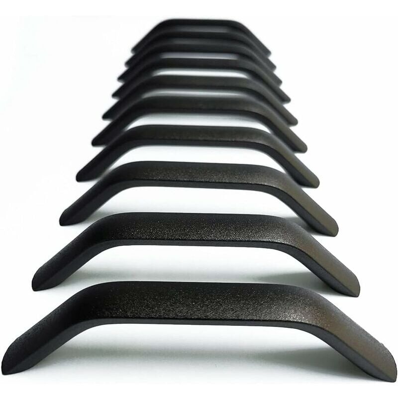 foto del prodotto cyslmuk maniglie per mobili 10 pezzi maniglie per cassetti moderne per mobili e armadietti nero 128mm