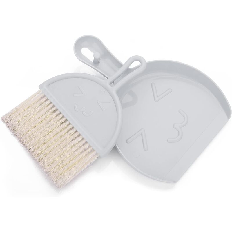 foto del prodotto cyslmuk mini set di paletta e spazzola, piccolo set di pulizia con scopa e paletta, set di spazzole da tavolo portatili, strumenti per la pulizia