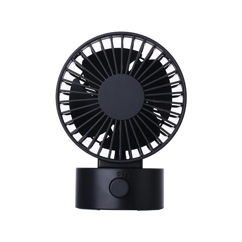 foto del prodotto cyslmuk mini ventilatore da scrivania silenzioso, ventilatore usb portatile personale per ufficio, casa, studio e camera da letto nero