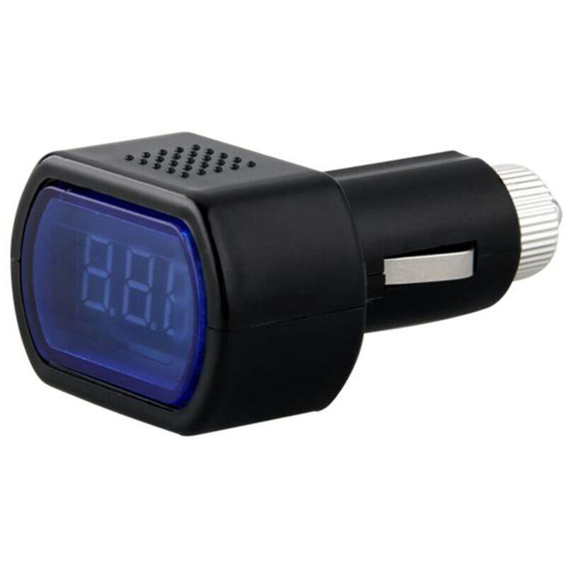 foto del prodotto cyslmuk mini voltmetro per auto display digitale, tester di tensione per auto monitor della batteria mini loy