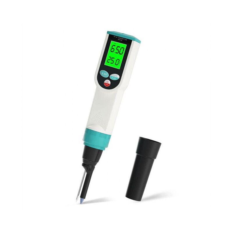 foto del prodotto cyslmuk misuratore di ph con tester di ph alimentare atc, misuratore di ph alimentare digitale impermeabile con sonda di ph temperatura ad alta