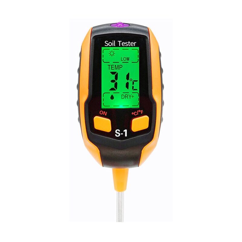 foto del prodotto cyslmuk misuratore di ph del terreno 4 in 1 misuratore di umidit del terreno digitale termometro per piante misuratore di umidit per piante in