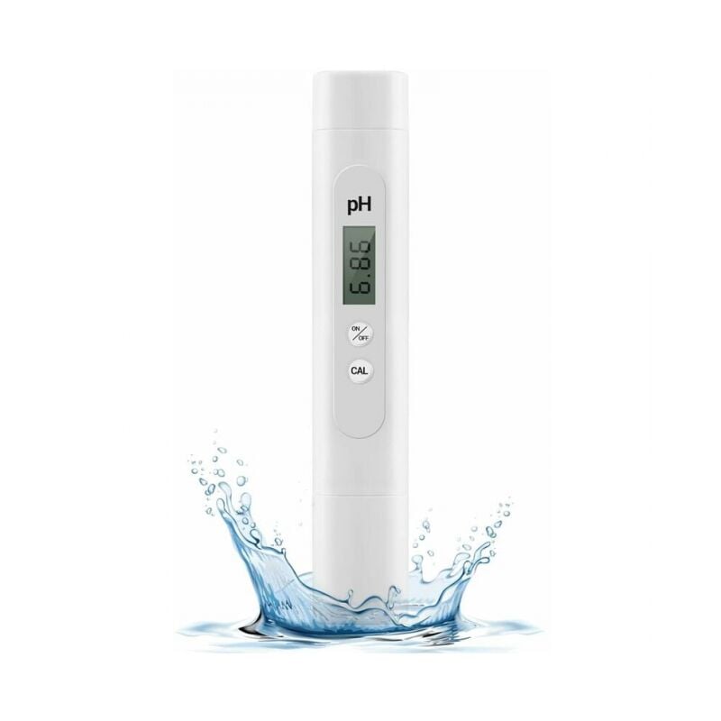 foto del prodotto cyslmuk misuratore elettronico di ph, campo di misura 0 14 ph, misuratore di ph per piscine ad alta precisione, misuratore di ph per piscine,