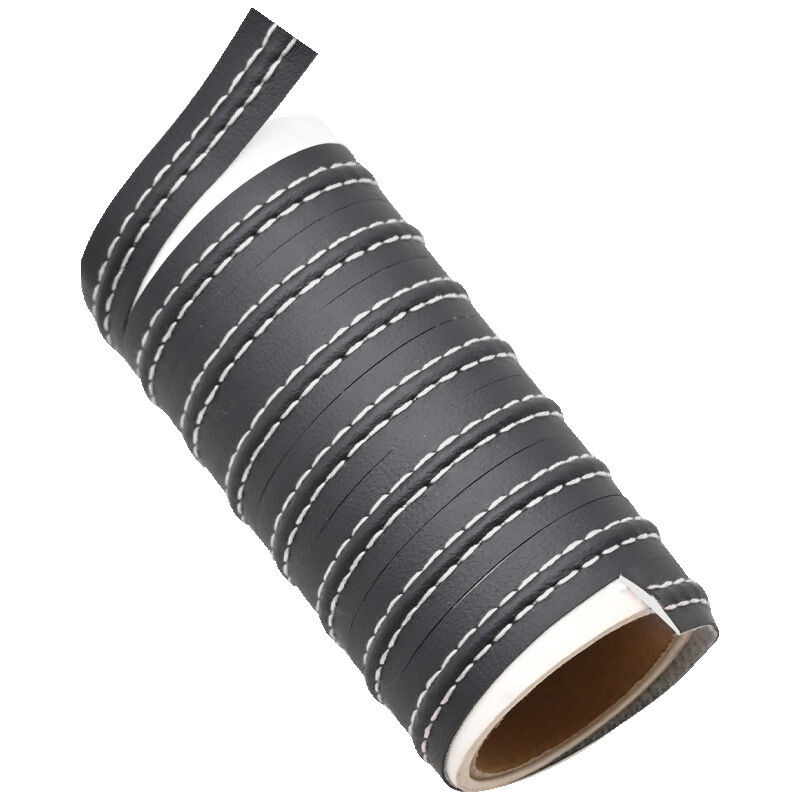 foto del prodotto cyslmuk modanatura interna bianca per auto, strisce decorative per interni auto, adesivi per strisce decorative 2m, linea decorativa per accessori