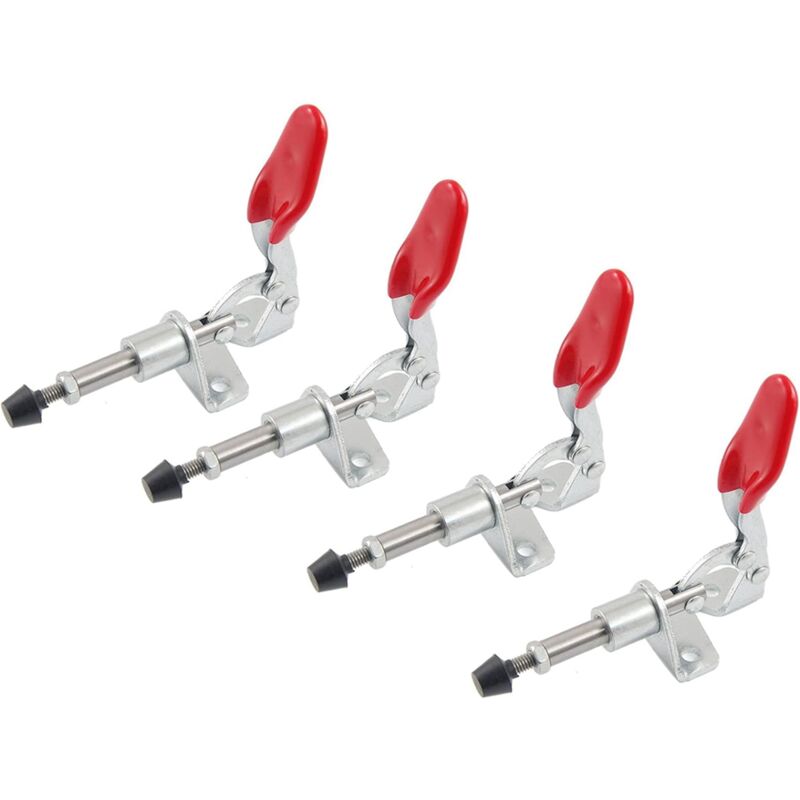 foto del prodotto cyslmuk morsetti a ginocchiera, 4 pezzi, utensile manuale a spinta e trazione, utensile manuale a ginocchiera, morsetto manuale a sgancio rapido,