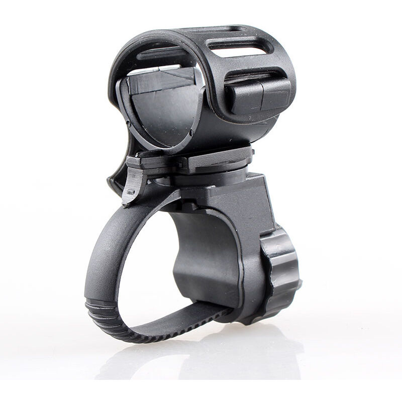 foto del prodotto cyslmuk morsetto di montaggio per torcia elettrica per bici, rotazione a 360 gradi, supporto universale per luce led per bici