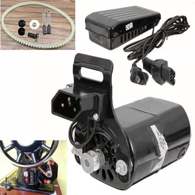 foto del prodotto cyslmuk motore per macchina da cucire, pedale cosmico per macchina da cucire vecchio stile, pezzi di ricambio per motore da cucire da 180 w con