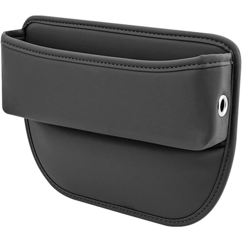foto del prodotto cyslmuk organizer per auto, portaoggetti per spazi vuoti nel sedile dell auto, tasca per console del sedile anteriore in pelle pu, per telefoni
