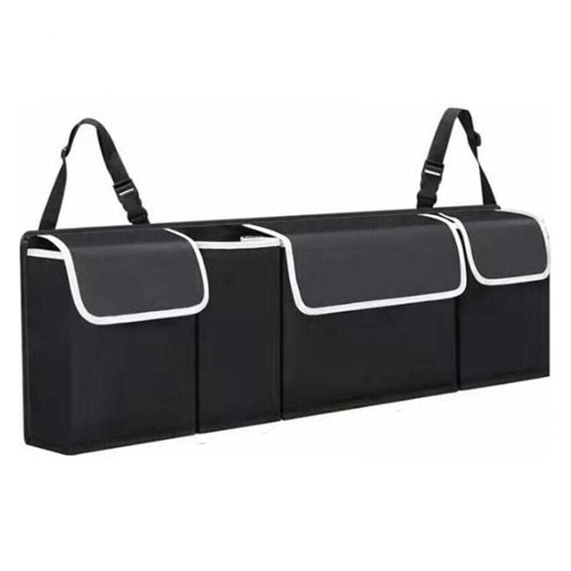 foto del prodotto cyslmuk organizer per bagagliaio auto, organizer per bagagliaio auto, tasche multiple, borsa portaoggetti pieghevole impermeabile salvaspazio,