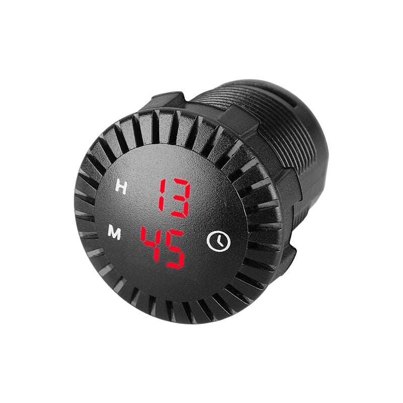foto del prodotto cyslmuk orologio led per auto orologio touch orologio digitale impermeabile per auto 12v 24v mini orologio digitale a led mini orologio per
