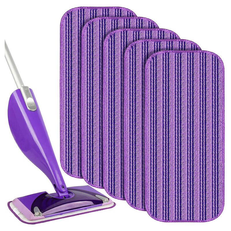 foto del prodotto cyslmuk panni riutilizzabili per mocio swiffer wetjet 6 confezioni, panno riutilizzabile per mocio, panno in microfibra per pulire e strofinare