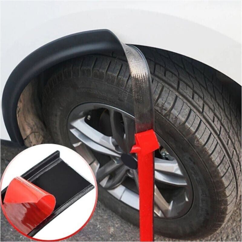 foto del prodotto cyslmuk parafanghi universali da 1,5 m, passaruota per auto, estensioni parafanghi, coperture per carrozzeria, accessori per parafanghi 4,5 cm 