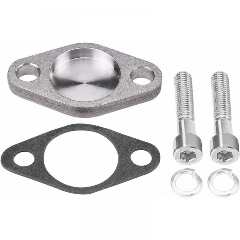 foto del prodotto cyslmuk - piastra di chiusura valvola egr piastra di chiusura valvola egr kit in acciaio inossidabile con guarnizione per e53 e38 e39 e46 ymyny