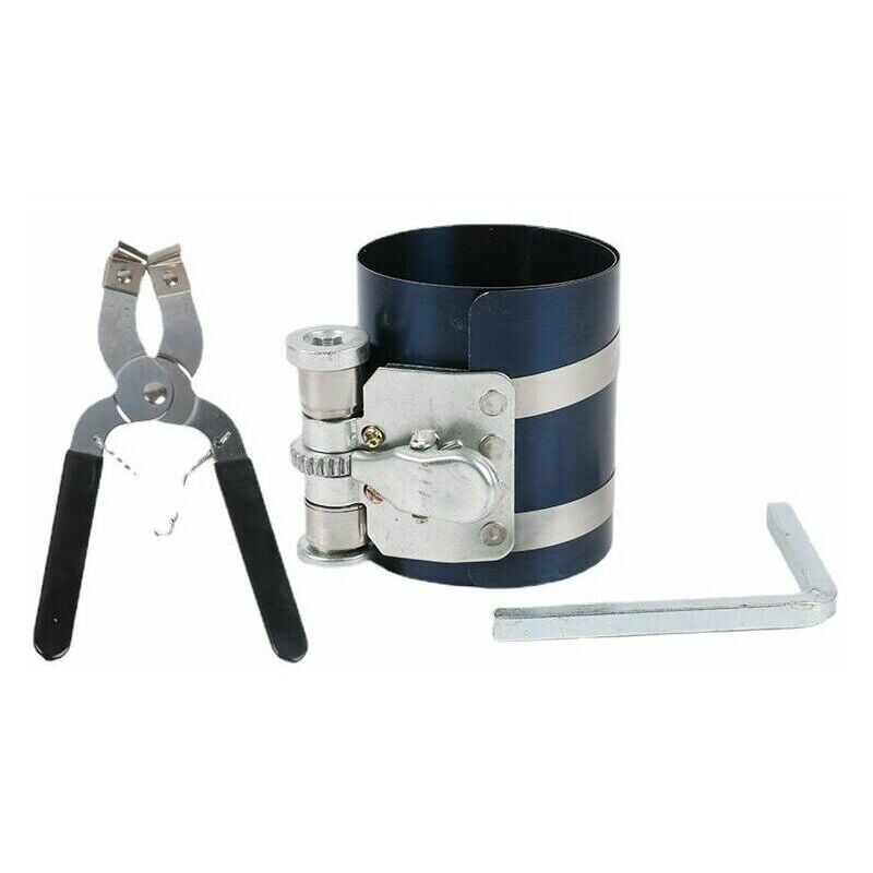 foto del prodotto cyslmuk pinza per fasce elastiche per auto, compressore per fasce elastiche da 3 pollici, strumento di installazione per auto da 53 175 mm