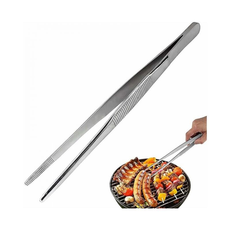 foto del prodotto cyslmuk pinze da cucina da 30,5 cm, pinze da cucina, pinze da cucina, pinze per carne, pinze per barbecue, pinze da cucina in acciaio inossidabile