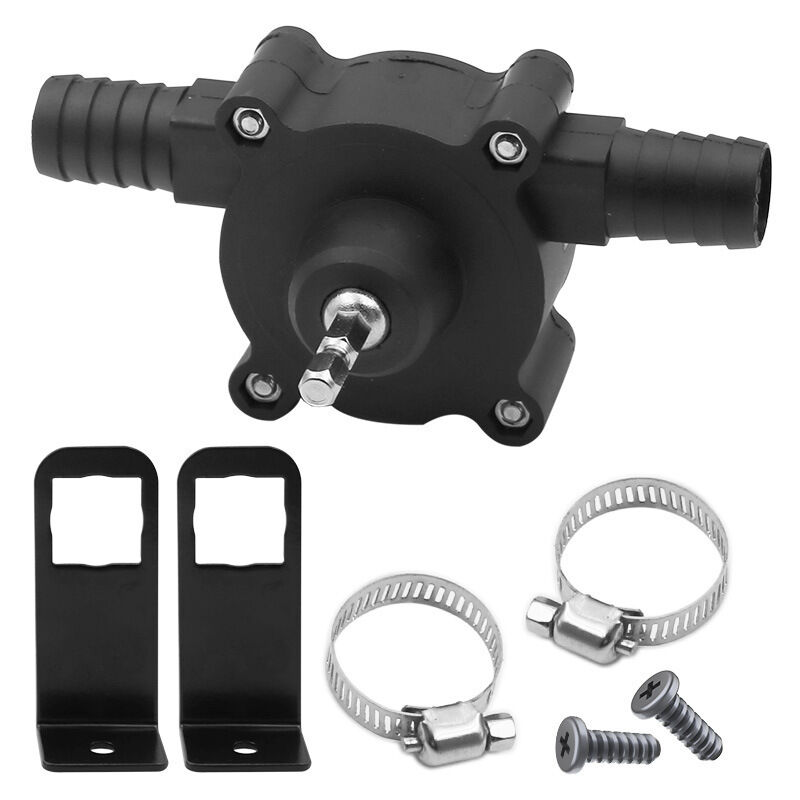 foto del prodotto cyslmuk pompa dell acqua mini pompa elettrica manuale per trapano pompa autoadescante portatile pompa per trapano pompa per acqua domestica piccola