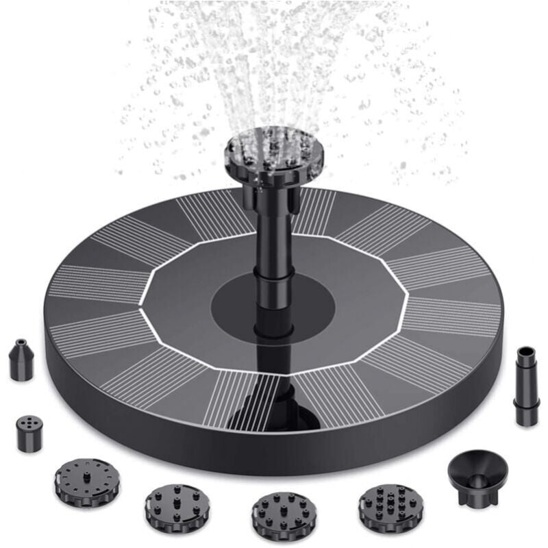 foto del prodotto cyslmuk pompa di ossigenazione per fontana a energia solare da 3 w, 160 mm, lanterna per laghetto, spruzzo d acqua automatico, sospensione d acqua,