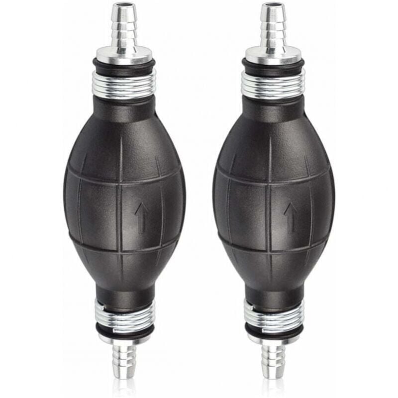 foto del prodotto cyslmuk pompa manuale per carburante in gomma da 10 mm pompetta di adescamento per carburante per auto, moto e barche nera pompa di