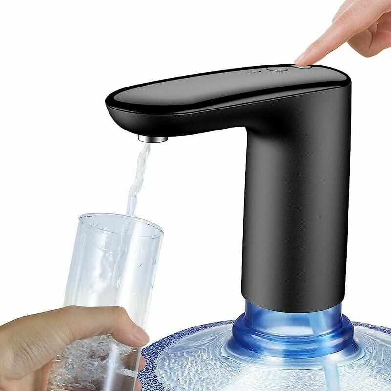 foto del prodotto cyslmuk pompa per acqua interruttore ricaricabile tramite usb per acqua potabile. casa. cucina. pittura. pompa per acqua potabile nera 