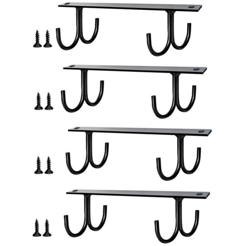 foto del prodotto cyslmuk porta tazze da caff sottopensile da 4 pezzi, porta tazze da caff per cucina, ganci per tazze, porta tazze sottopensile per cucina