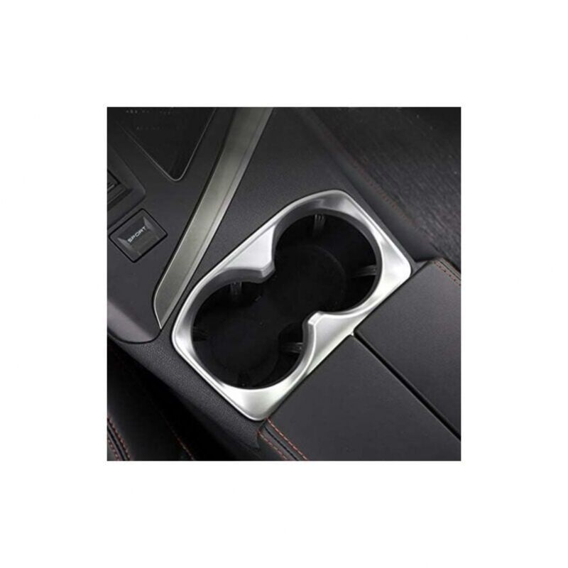 foto del prodotto cyslmuk portabicchieri in abs opaco, finitura decorativa interna per accessori auto pg 3008 gt 5008 2017 2022