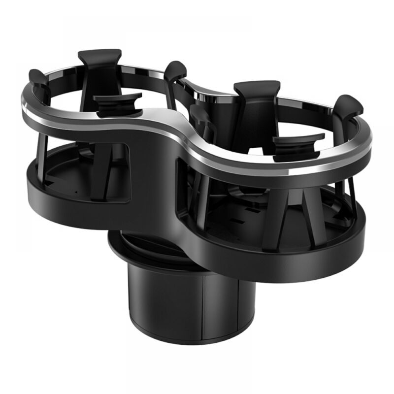 foto del prodotto cyslmuk portabicchieri per auto, 2 portabottiglie per auto antivibrazioni universali, portabevande con base estensibile e rimovibile