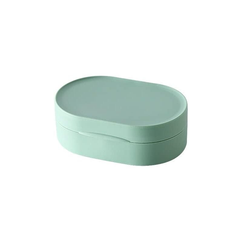foto del prodotto cyslmuk portasapone da viaggio verde, 1 pezzo, resistente e impermeabile per escursionismo, doccia, bagno, scuola e palestra