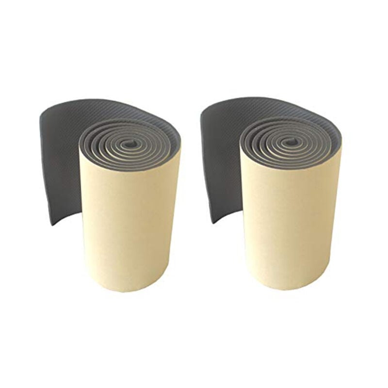 foto del prodotto cyslmuk protezione autoadesiva per paraurti da garage, 2 rotoli da 200 cm x 20 cm x 4 mm per pareti di garage, per proteggere portiere e paraurti