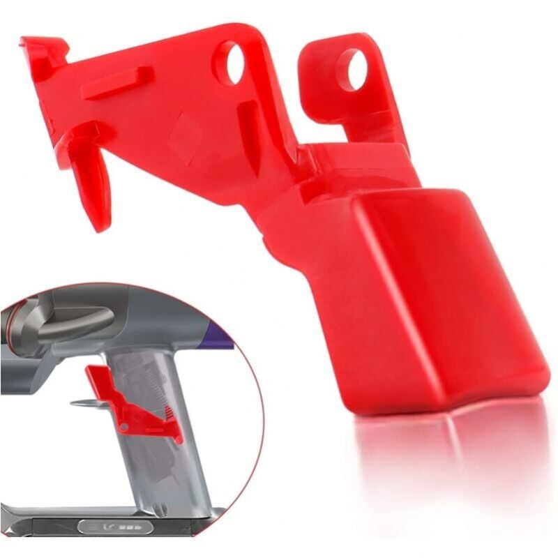 foto del prodotto cyslmuk pulsante di attivazione rinforzato per aspirapolvere dyson v11 v10 parti di ricambio aggiornate, strumento di riparazione del pulsante di