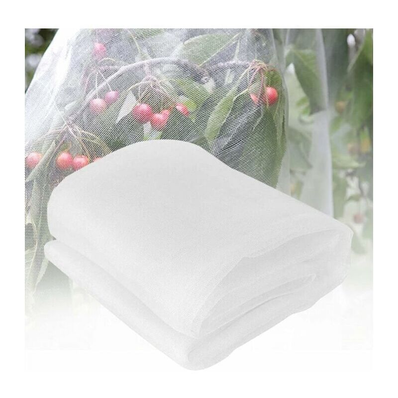 foto del prodotto cyslmuk rete anti insetti 3 x 15 m, rete anti insetti per piante, rete da giardino, rete anti insetti per orto, rete anti insetti a maglie fini per