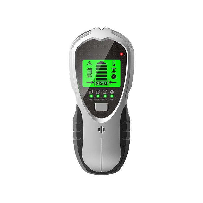 foto del prodotto cyslmuk rilevatore da parete 4 in 1 con display lcd, il rilevatore dotato di batteria da 9 v, per rilevare metalli, fili, montanti in legno in