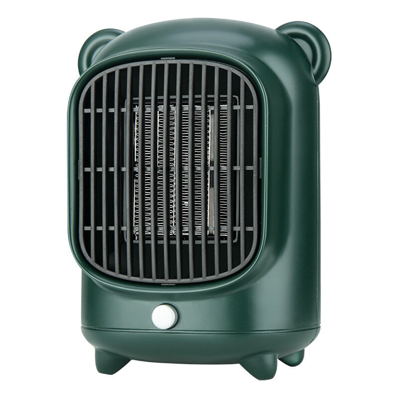 foto del prodotto cyslmuk riscaldatore elettrico da 500 w, termoventilatore in ceramica, riscaldatore personale con protezione dal surriscaldamento per casa e