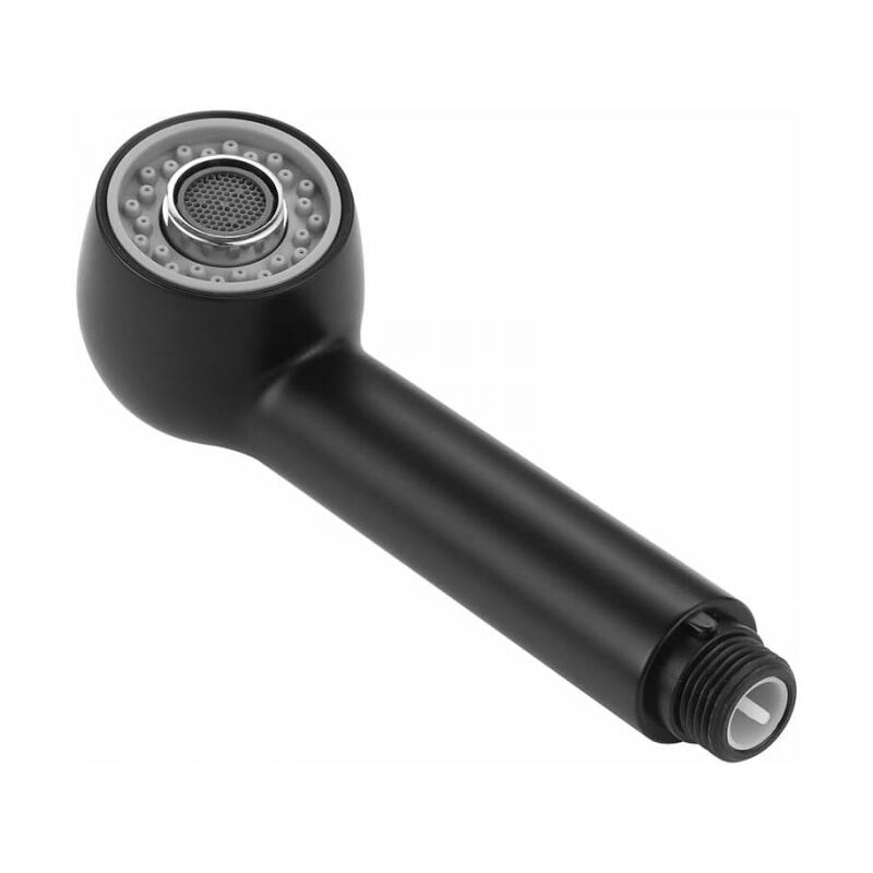 foto del prodotto cyslmuk rubinetto nero spruzzatore lavello doccia con 2 tipi di getto soffione doccia per miscelatore cucina