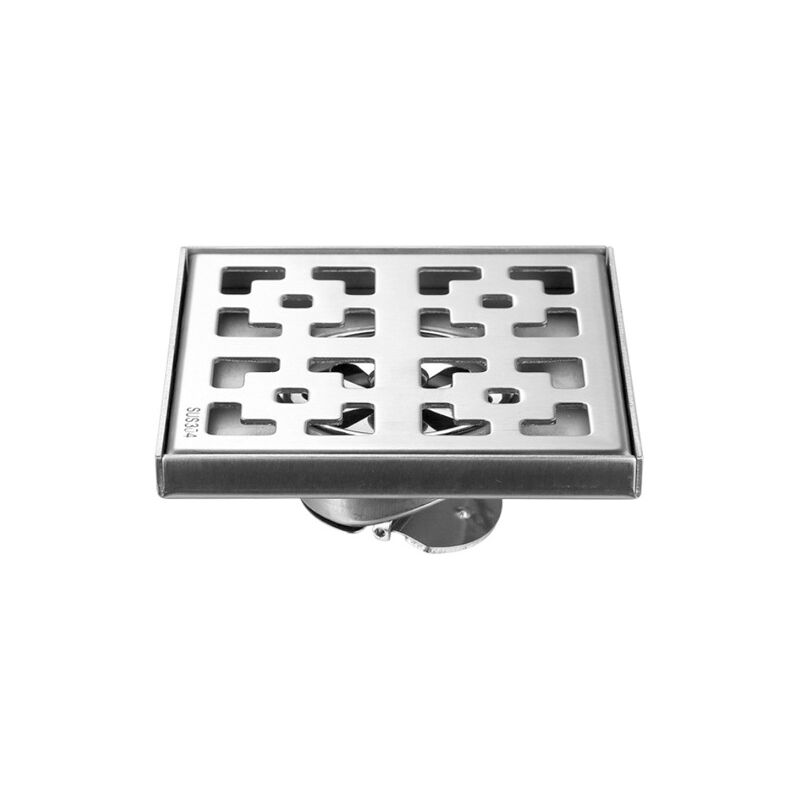foto del prodotto cyslmuk scarico per doccia walk in 15x15cm scarico a pavimento scarico a pavimento grande per esterni acciaio inossidabile 304 dimensioni esterne