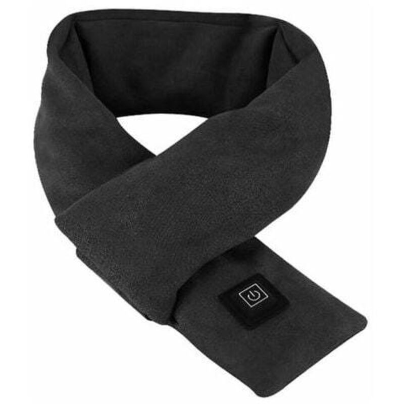 foto del prodotto cyslmuk sciarpa elettrica riscaldata, riscaldamento usb regolabile su tre livelli, nero