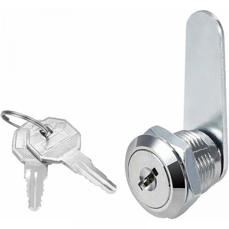 foto del prodotto cyslmuk serratura di sicurezza per cassetta postale con 2 chiavi, serratura per schedario, serratura per cassetta postale, serratura per scatola