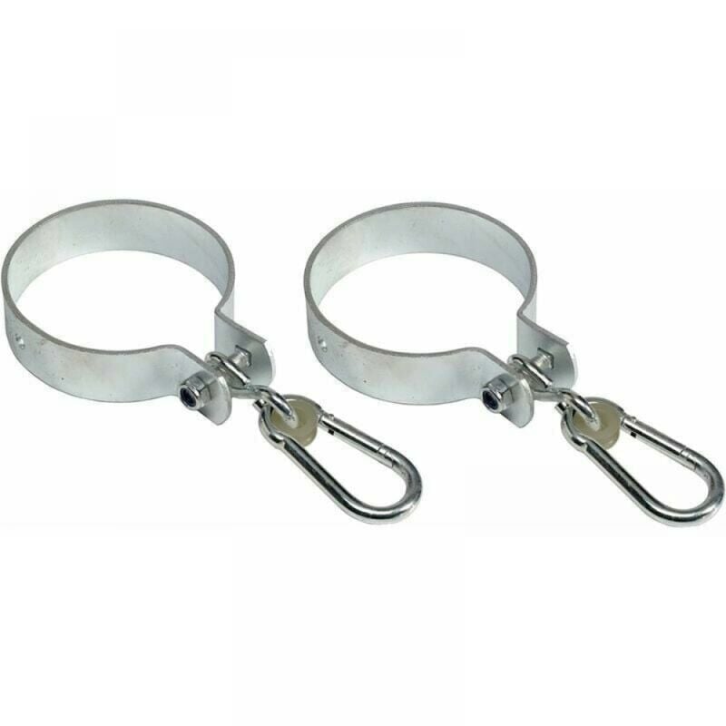foto del prodotto cyslmuk set di 2 ganci per altalena con moschettone per travi tonde 10 cm