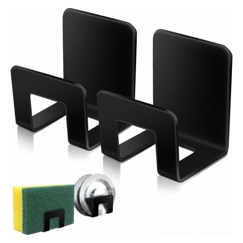foto del prodotto cyslmuk set di 2 porta spugne per lavello della cucina, porta spugne impermeabile in acciaio inox sus304 di alta qualit per lavello porta spugne